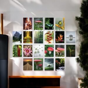 Colorful Nature Theme Gallery Wall