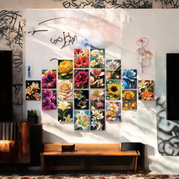 Petal Patchwork Display