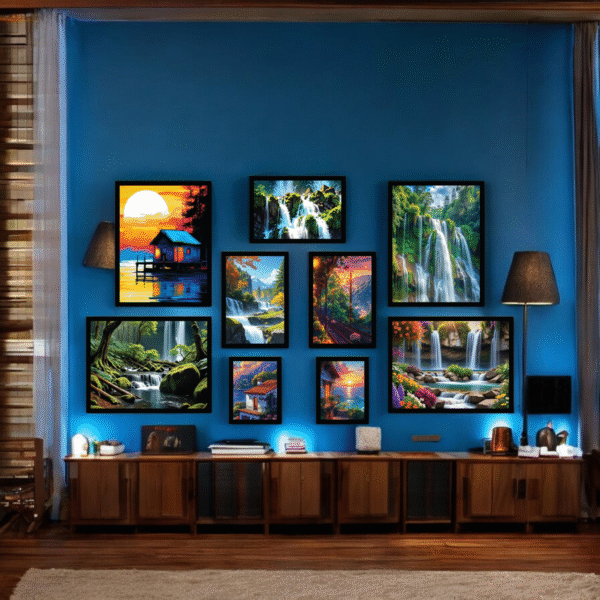 Vibrant and Serene Natural Landscape Wall Art