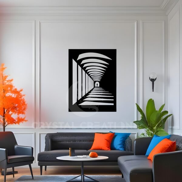 The Infinite Path Portal to Silence – Metal Wall Art