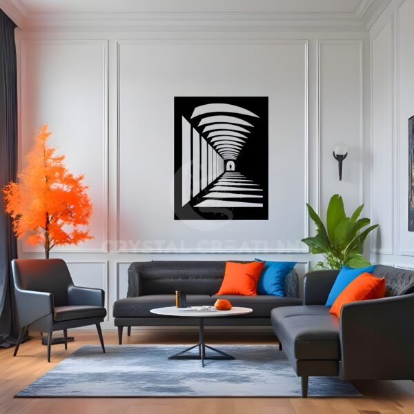 The Infinite Path Portal to Silence – Metal Wall Art