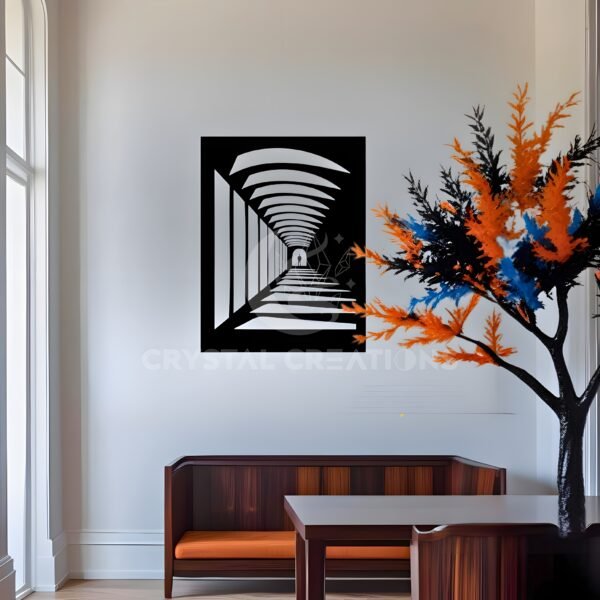 The Infinite Path Portal to Silence – Metal Wall Art