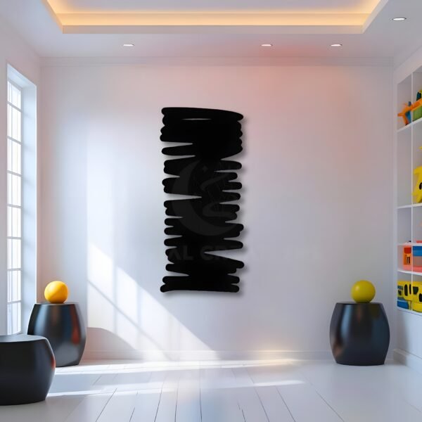 Shadow Sketch – Modern Abstract Panel – Metal Wall ART