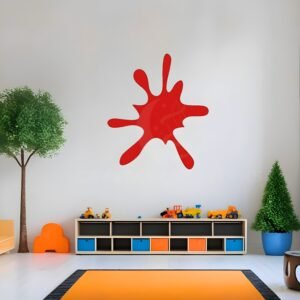 Paint Blast – Modern Kids’ Wall Accent – Metal Wall ART