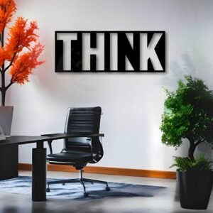 THINK Metal Art – Bold Statement Piece