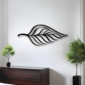Graceful Leaf – Nature-Inspired Metal Wall Art