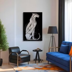 Shadow of the Wild – Panther Metal Wall Decor