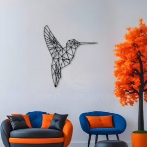 Origami Bird Wall Art - Metal Wall Art
