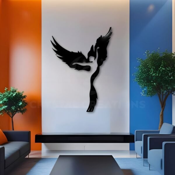 Wings of Light - Metal Wall Art