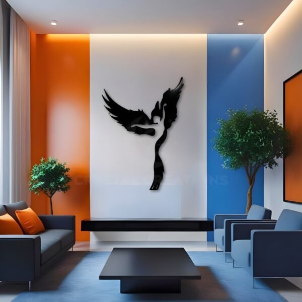 Wings of Light - Metal Wall Art
