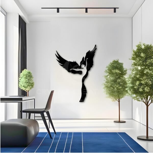 Wings of Light - Metal Wall Art