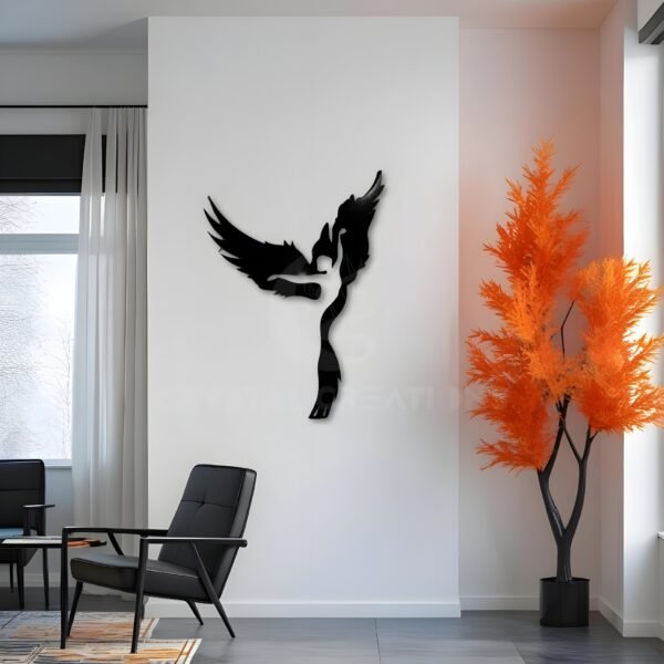 Wings of Light - Metal Wall Art