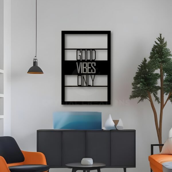 Good Vibes Only - Metal Wall Art