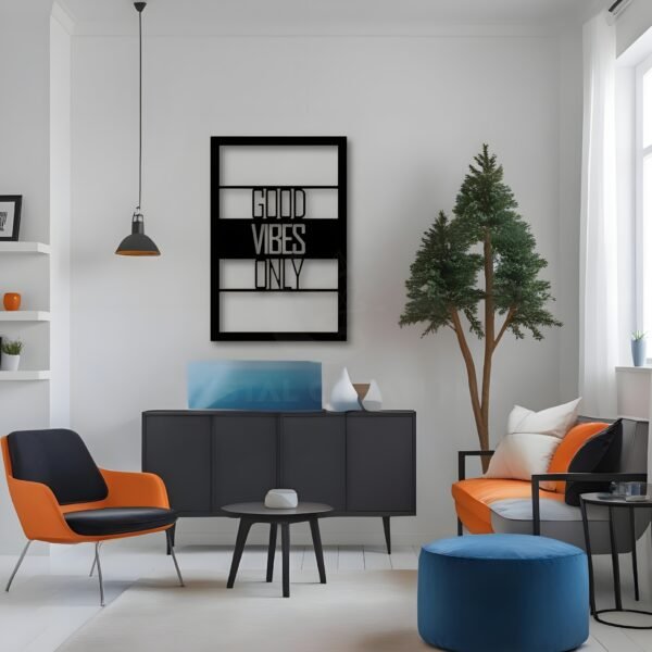 Good Vibes Only - Metal Wall Art