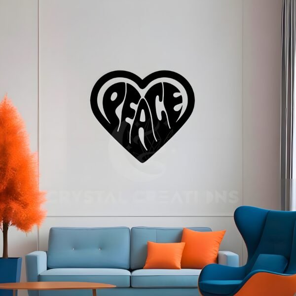 Peace in the Heart – Metal Wall Art