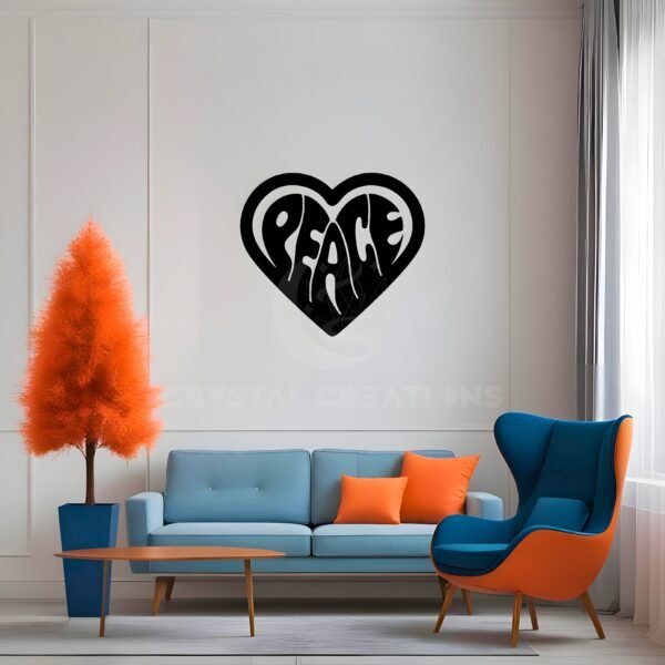 Peace in the Heart – Metal Wall Art