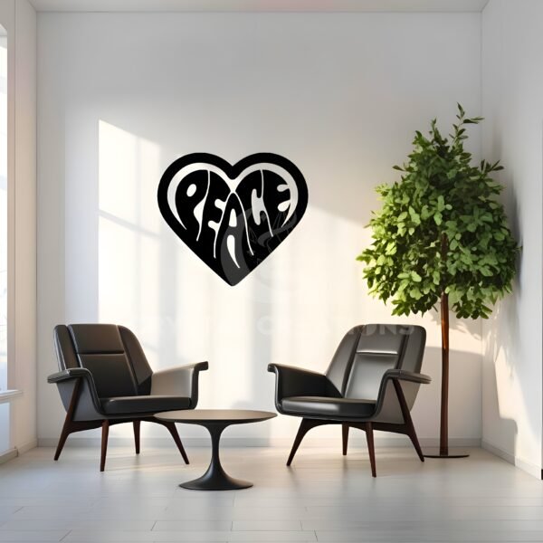 Peace in the Heart – Metal Wall Art