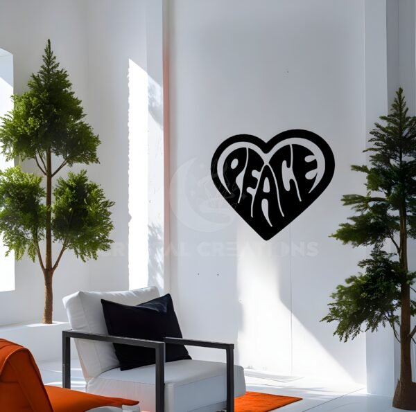 Peace in the Heart – Metal Wall Art