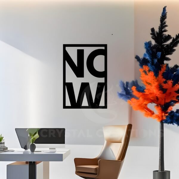 NOW or Never – Bold – Metal Wall Art