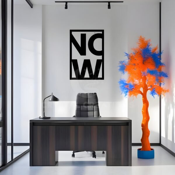 NOW or Never – Bold – Metal Wall Art