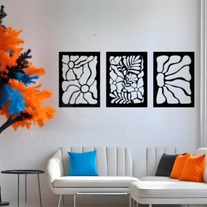 Floral Serenity – Nature Panel Set – Metal Wall Art