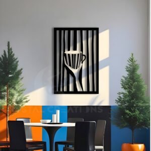 Cup of Thoughts – Artistic Wall Accent – Metal Wall Art
