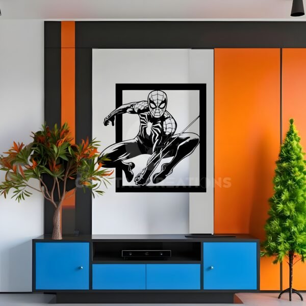 Spider-Man: Web Warrior in Action – Metal Wall Art