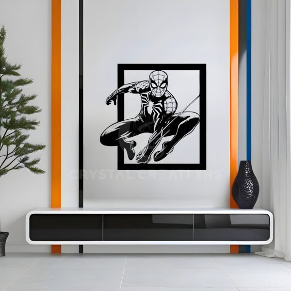 Spider-Man: Web Warrior in Action – Metal Wall Art