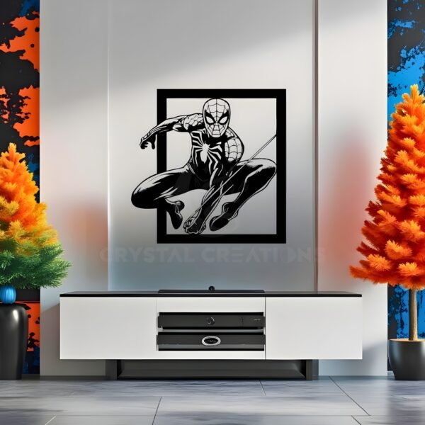 Spider-Man: Web Warrior in Action – Metal Wall Art