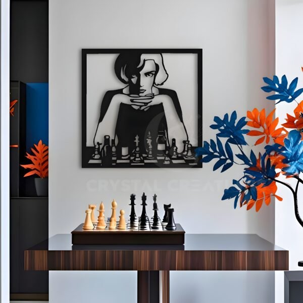 Checkmate – Bold Chess Metal Art