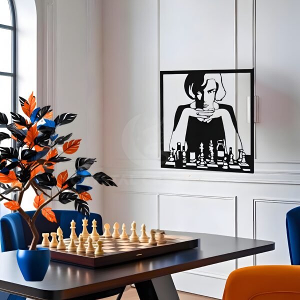 Checkmate – Bold Chess Metal Art