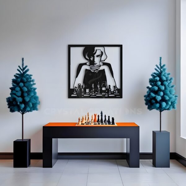 Checkmate – Bold Chess Metal Art