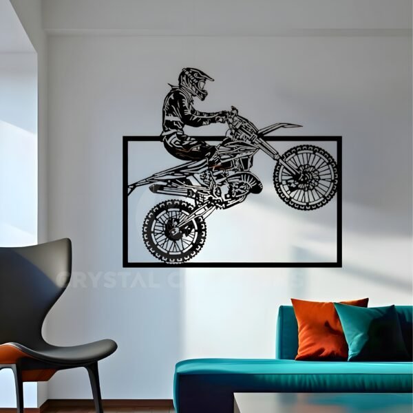Born to Ride – Adventure Bike Metal Art