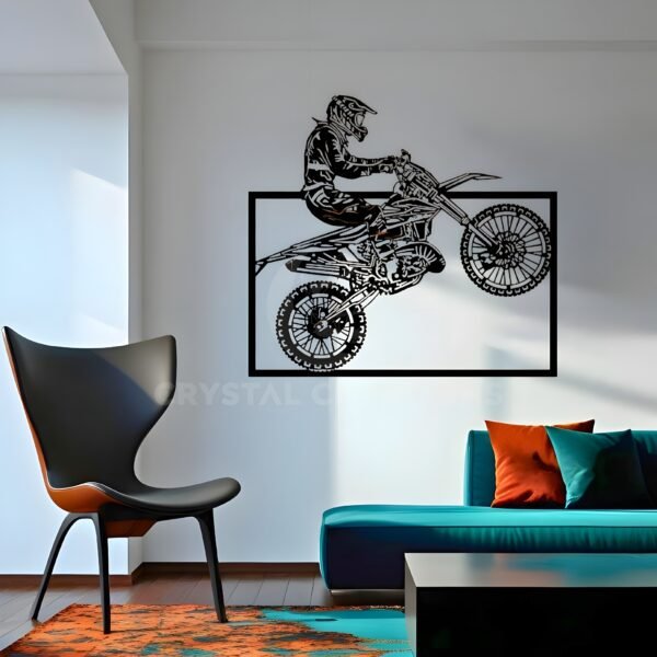 Born to Ride – Adventure Bike Metal Art