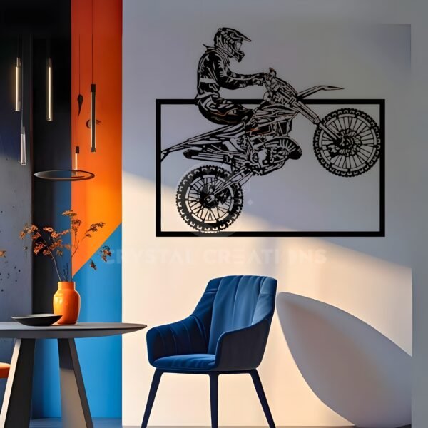 Born to Ride – Adventure Bike Metal Art