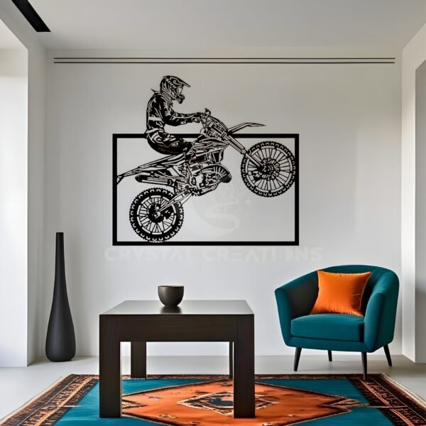 Born to Ride – Adventure Bike Metal Art