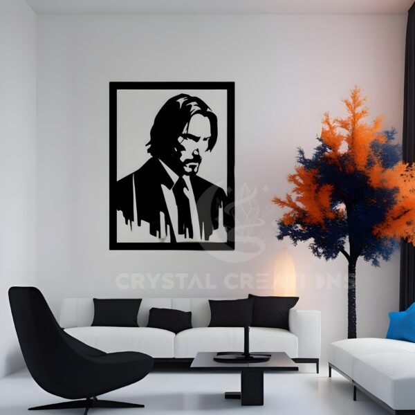 John Wick Inspired Metal Wall Art