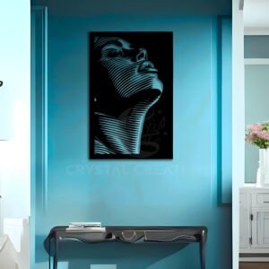 Ethereal Gaze – Modern Muse Metal Wall Art