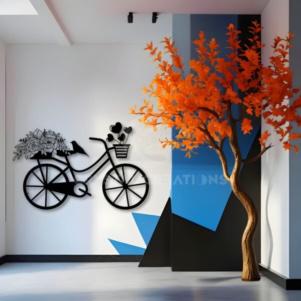 Love Ride – Bicycle Wall Frame – Metal Wall Art