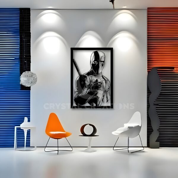 Maximum Effort – Deadpool Metal Wall ART