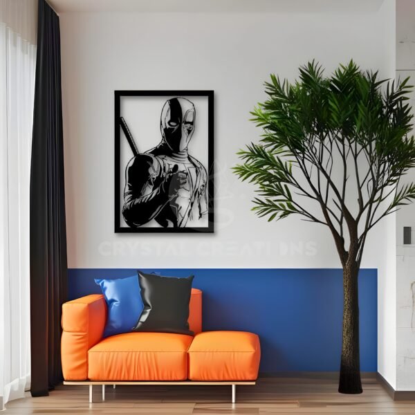 Maximum Effort – Deadpool Metal Wall ART