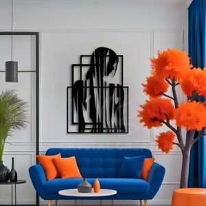 Tranquil Muse – Abstract Woman Metal Wall ART