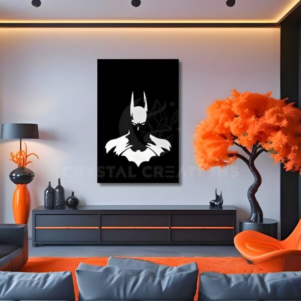 Knight in Shadow – Abstract Batman Metal Wall ART