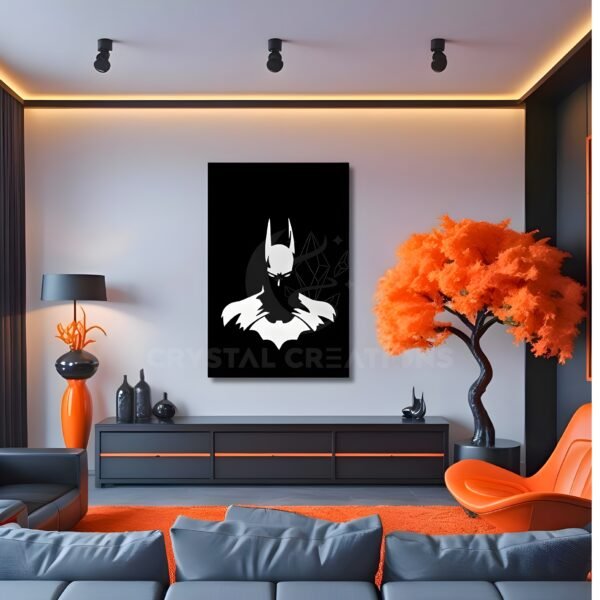 Knight in Shadow – Abstract Batman Metal Wall ART