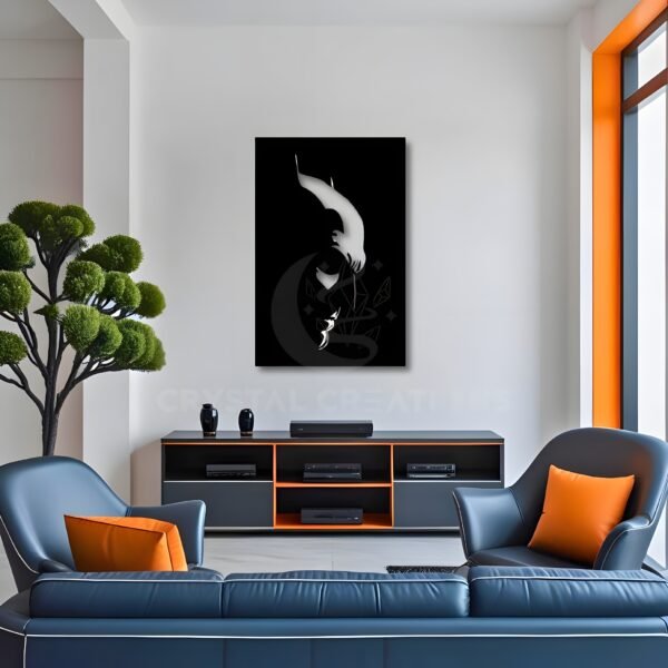 Moonfall Vigilante – Batman Inspired Metal Wall ART