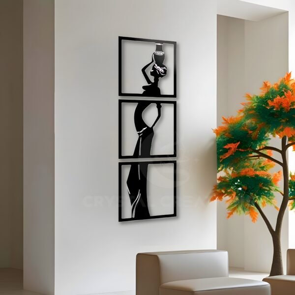 Tribal Essence – Three-Frame Metal Art