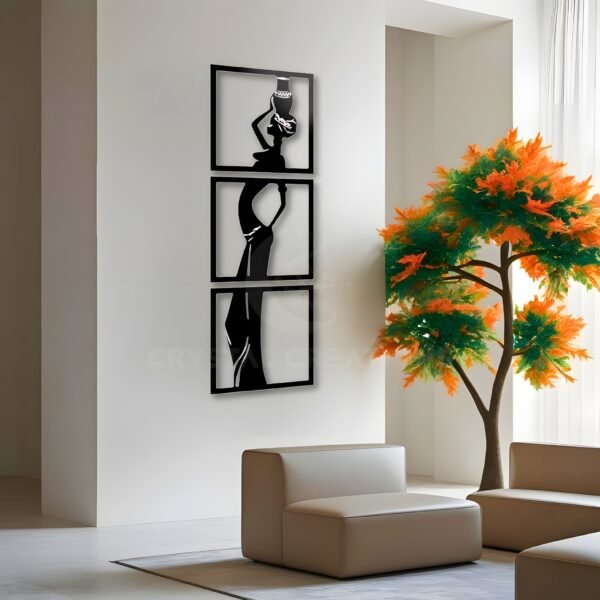 Tribal Essence – Three-Frame Metal Art