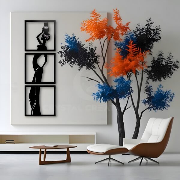 Tribal Essence – Three-Frame Metal Art