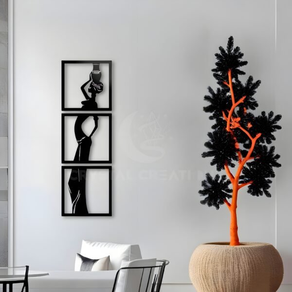 Tribal Essence – Three-Frame Metal Art
