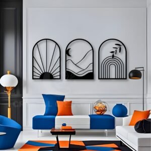 Boho Arches – Modern Metal Wall ART Set